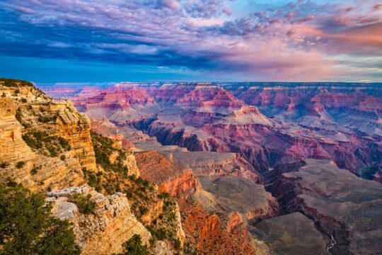 Grand Canyon South & East Rim Self-Driving, Walking & Shuttling Tour