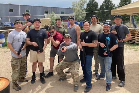 Shared Guided Outdoor Laser Tag Adventure in Colorado