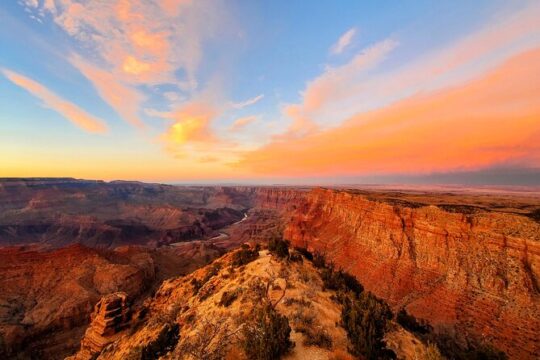 Grand Canyon South Rim Sunset Tour with Dinner
